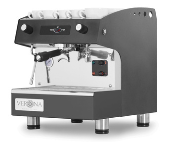 Espressor de cafea semiautomat, negru, 1.8 kW, 3 l, 1-grup | VERONA 207598