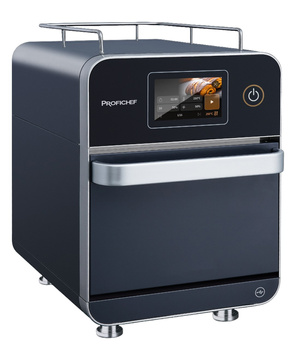 Cuptor cu convecție și microunde cu ecran tactil, 18 L, 230V/3.5 kW, negru | PROFICHEF PC09918