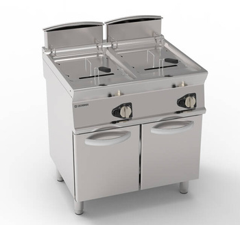 Frigider pe gaz cu două camere 2 x 17 l 33 kW cu bază închisă | TECNOINOX 713127