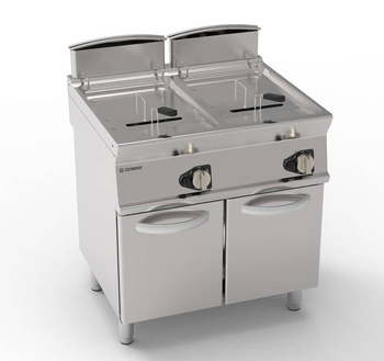 Frigider pe gaz cu două camere 2 x 13 l 23 kW cu bază închisă | TECNOINOX 713131