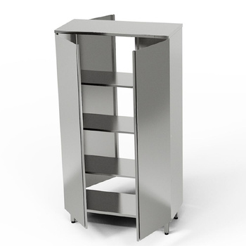 Dulap de trecere din oțel inoxidabil 110x70x200 cm | FORGAST