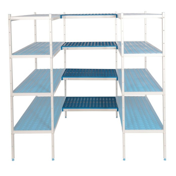 Raft de conectare cu 5 rafturi adânci. 50 cm 5P-125+20UM | ALUSHELF 50538