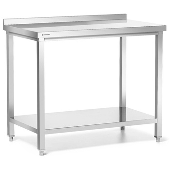 Masă de perete cu raft 60x60x85 cm cu șuruburi | FORGAST FG15330