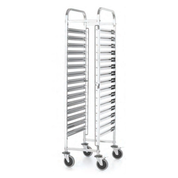 15x GN 1/1 Cărucior de transport pentru containere KitchenLine HENDI 813270