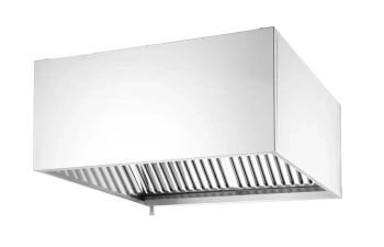 Hotă de perete din inox, asamblată cu șuruburi, 120.5x100 cm | HENDI 220993