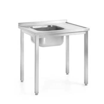 Masă cu chiuvetă cu 1 vas, 100x60x85 cm | HENDI 812648