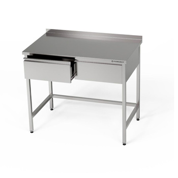 Masă de lucru din oțel inoxidabil cu sertare 110x70x85 cm | FORGAST