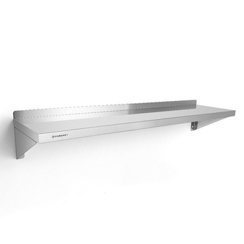 Raft de perete simplu din oțel inoxidabil 120x30 cm | FORGAST FG15001