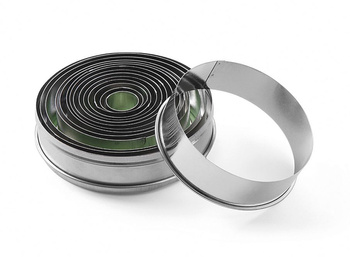 Set de forme tăietoare, rotundă - set 14 bucăți | HENDI 673416