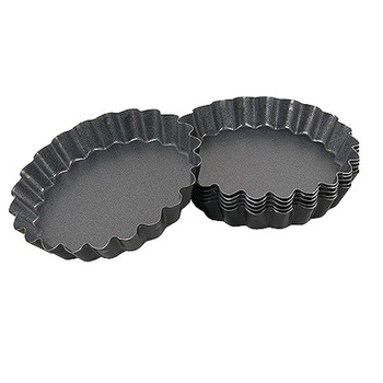 Formă de copt cu acoperire PTFE, diam. 12 cm, set 4 bucăți | CONTACTO 6316/120