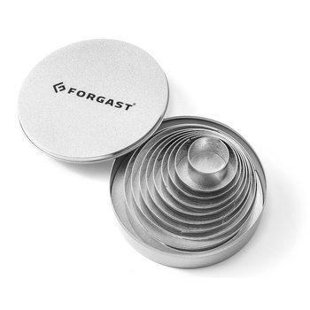 Set de forme pentru tăiat rotund - set 9 bucăți | FORGAST FG11233
