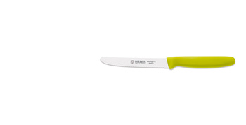 Cuțit universal cu margine ondulată - 11 cm, lime | GIESSER MESSER 8365 wsp 11 li