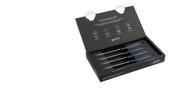 Set de cuțite - 11 cm, 4 piese | GIESSER MESSER 8365 wsp 11-4 mb