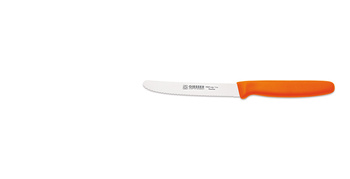 Cuțit universal cu margine ondulată - 11 cm, portocaliu | GIESSER MESSER 8365 wsp 11 or