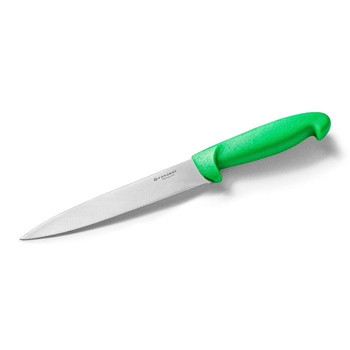 Cuțit de bucătărie HACCP verde lung. 18 cm | FORGAST FG01842