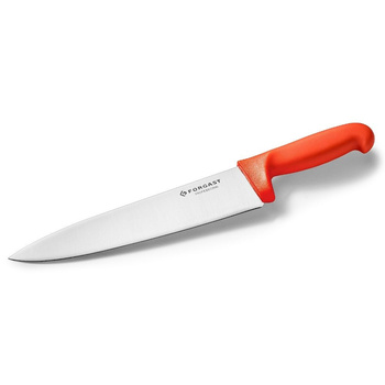 Cuțit de bucătărie HACCP roșu lung. 24 cm | FORGAST FG01801