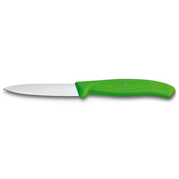 Cuțit pentru legume Swiss Classic verde, lungimea lamei 8 cm | VICTORINOX 6.7606.L114