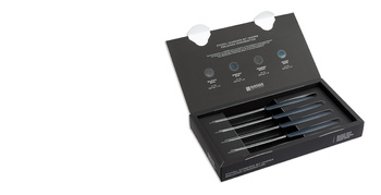 Set de cuțite - 11 cm, 4 piese | GIESSER MESSER 8365 wsp 11-4 fw