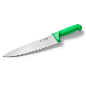Cuțit de bucătărie HACCP verde lungime 24 cm | FORGAST FG01802