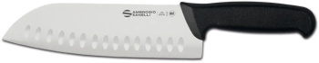 Cuțit Santoku cu striații Supra, lung. 34 cm | AMBROGIO SANELLI S350.020