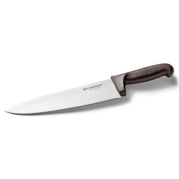 Cuțit de bucătărie HACCP maro lungime 24 cm | FORGAST FG01803