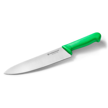 Cuțit de bucătărie HACCP verde lungime 21 cm | FORGAST FG01822