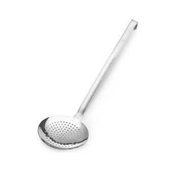 Lingură strecurătoare monobloc, diametru 16 cm, lungime 43 cm | FORGAST FG11161