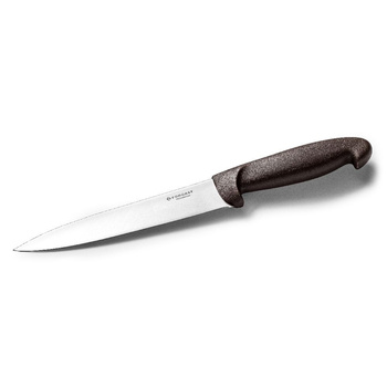 Cuțit de bucătărie HACCP maro lung. 18 cm | FORGAST FG01843