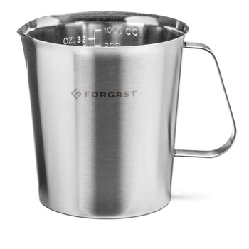 Cană gradată din oțel inoxidabil, 1 l | FORGAST FG11027