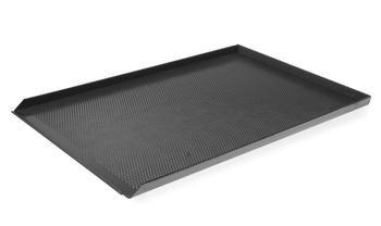 Tavă de copt perforată din aluminiu cu silicon - 60x40 cm | HENDI 808221