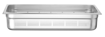 Recipient GN 1/1 adâncime 10 cm din oțel inoxidabil PROFI LINE PERFORAT | HENDI 802229