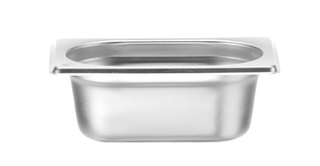 Recipient GN 1/9 ad. 6,5 cm din oțel inoxidabil BUDGET LINE | HENDI 800720