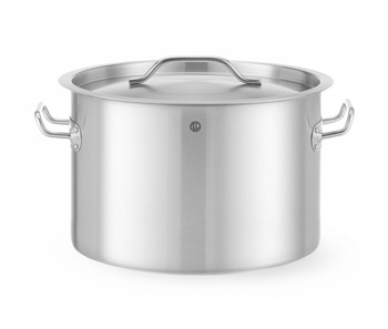 Oală din oțel inoxidabil medie - capac. 24 l BUDGET | HENDI 832844