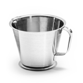 Cană gradată din oțel inoxidabil, capacitate 0,5 l | FORGAST FG11125