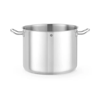 Oală înaltă din oțel inoxidabil fără capac, Kitchen Line, capacitate 13.4 l, diametru 28 cm, înălțime 22 cm | HENDI 837788