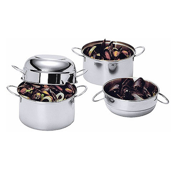 Oală pentru midii cu capac, 2,5 l, 18 cm | CONTACTO 490/180