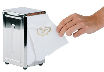 Suport pentru șervețele, oțel inoxidabil, lustruit, 12x9.5x18.5 cm | APS 11720