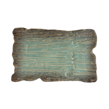 Farfurie plată dreptunghiulară Moku agat 30 x 18 cm | KERA CERAMIKA 16.2.AGAT