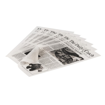 Hârtie pergament pentru cartofi prăjiți cu imprimare - 500 bucăți | APS 40670