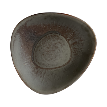 Farfurie adâncă Delta Cristall hematit 27 cm | KERA CERAMIKA 15.5.HEMATIT