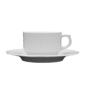 Ceașcă cu farfurie Lubiana Afrodyta diametrur. 16 cm | LUBIANA 2613