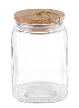 Borcan pentru depozitare WOODY, 14x21,5 cm, 2,5 l | APS 82257
