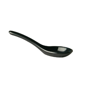 Lingură HONG KONG din melamină neagră | APS 83487