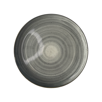 Farfurie întinsă Still Rustic gri 29 cm | KERA CERAMIKA 14.1.RUSTIC GRI