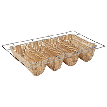 Recipient pentru tacâmuri GN 1/1 BUFFET, bej, 53x32.5x10.5 cm | APS 11965