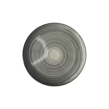 Farfurie adâncă Still Rustic gri 24 cm | KERA CERAMIKA 14.5.RUSTIC GRI