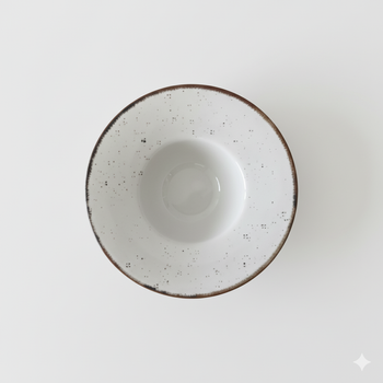 Farfurie pentru paste Still Rustic crem 23 cm | KERA CERAMICA 14.10.RUSTIC CREM