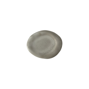 Farfurie întinsă cu margine Galet dolomit 19 x 16 cm | KERA CERAMIKA 19.1.DOLOMIT