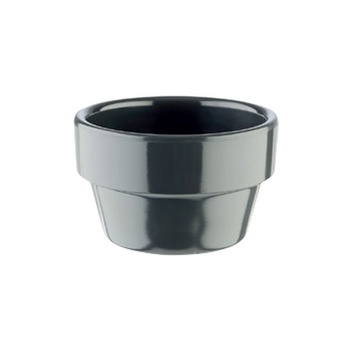 Mini vas FLOWER POT din melamină negru 40 ml | APS 84472
