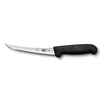 Cuțit de tranșare negru FIBROX - lungime lamă 15 cm | VICTORINOX 5.6603.15